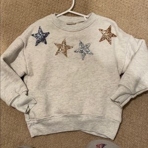 Zara Stars Sweatshirt 5T